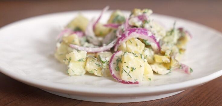 German potato salad with mayonnaise: recipe for a hearty dish