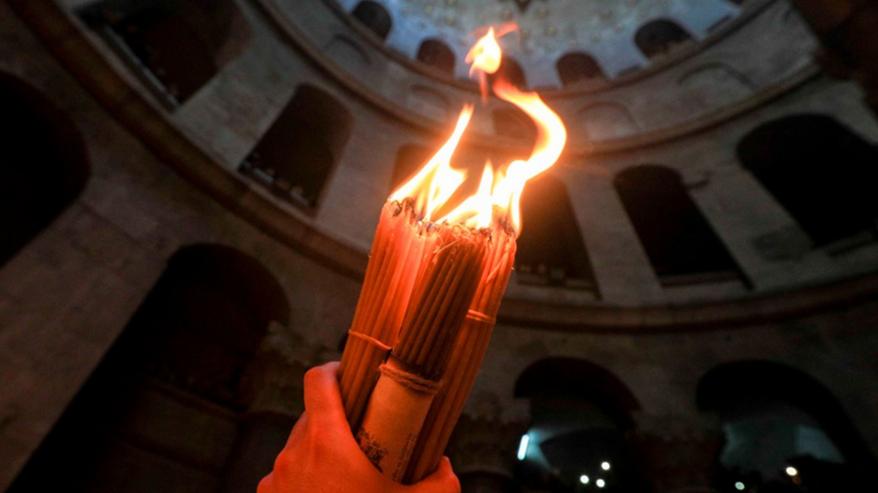 The Holy Fire descended in Jerusalem: how it all happened. Photo