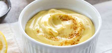No raw eggs: safe homemade mayonnaise in 1 minute
