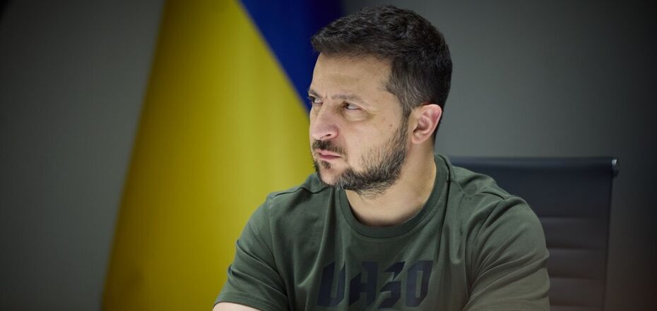 Prezydent Ukrainy Wołodymyr Zełenski
