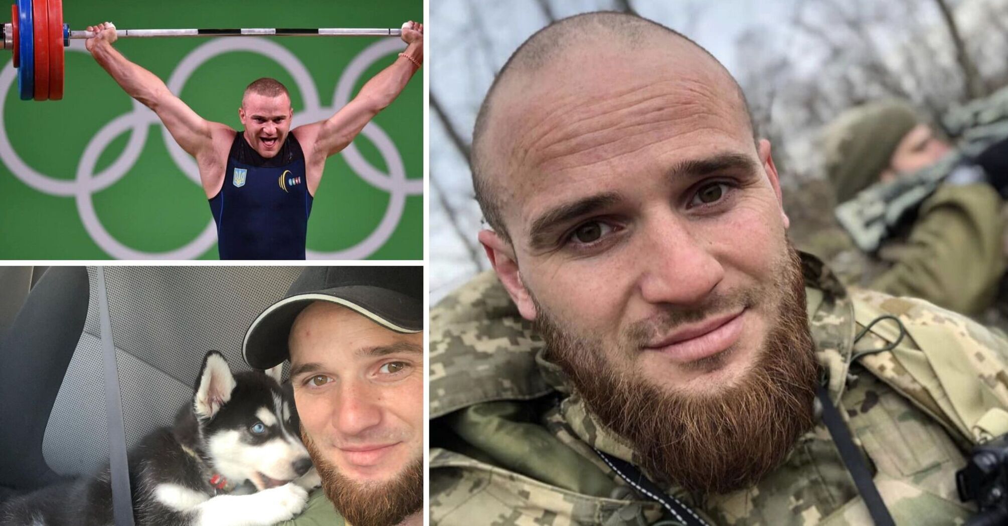 A two-time European weightlifting champion, who was one step away from a medal at the Olympics, was killed in action