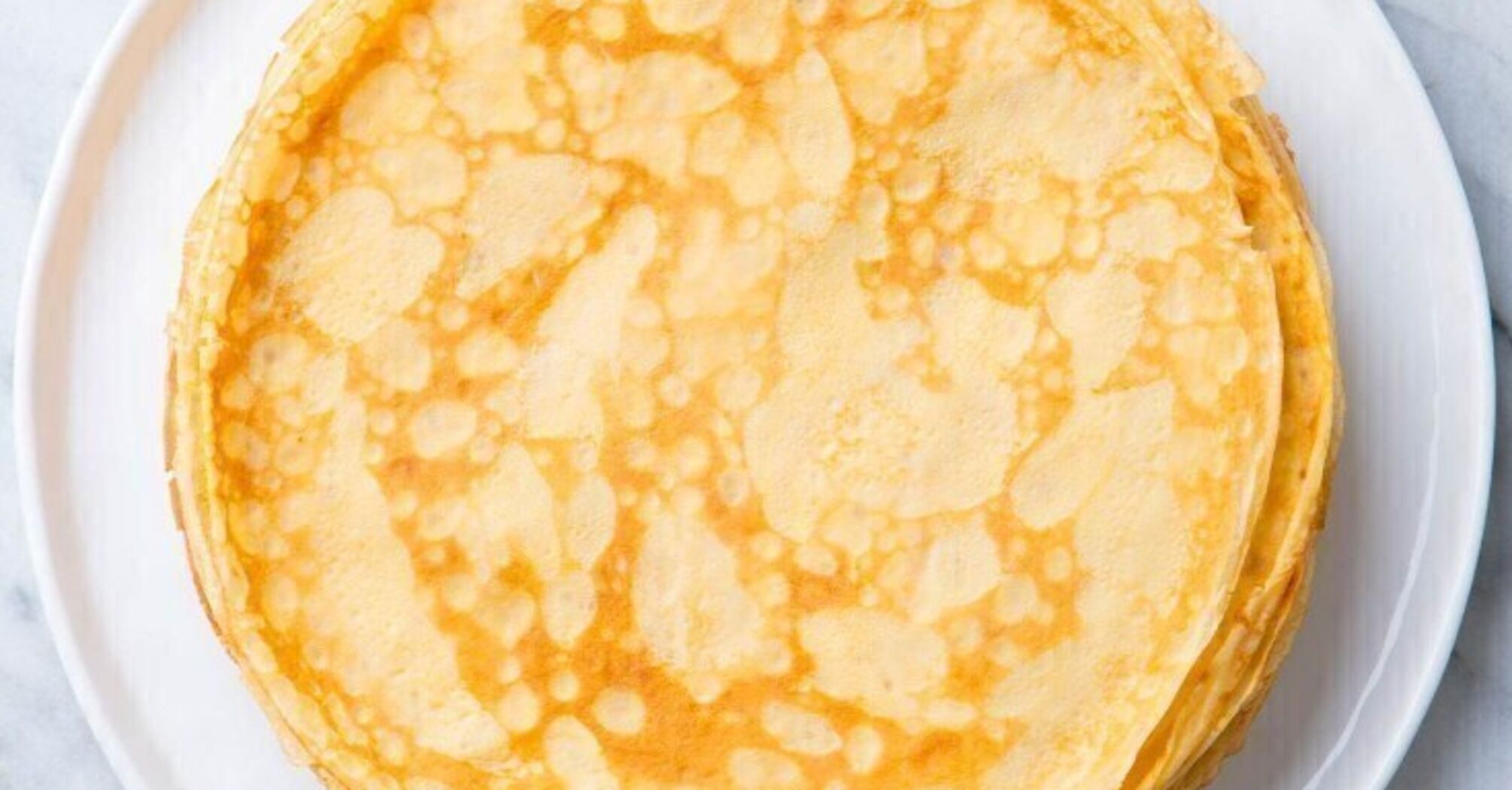 Pancakes "3 cups": they will be thin, but will not tear