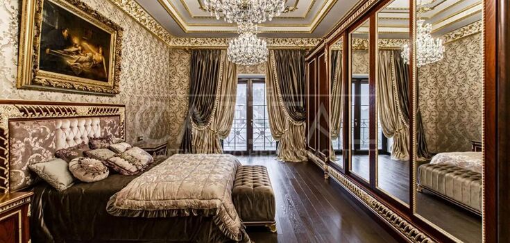 An apartment with an elephant tusk for rent in Kyiv