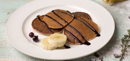 Delicious pancakes without eggs