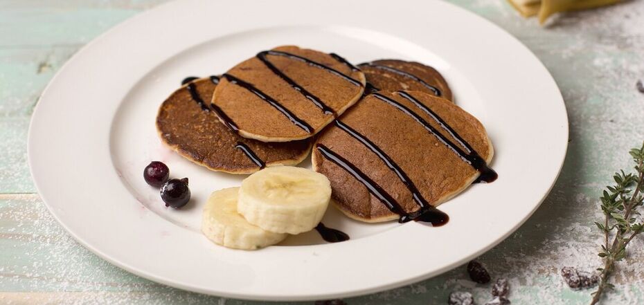 Delicious pancakes without eggs
