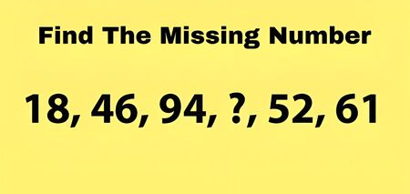 What number is missing? A tricky puzzle
