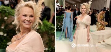 Pamela Anderson łamie zasadę "bez makijażu" na Met Gala 2024
