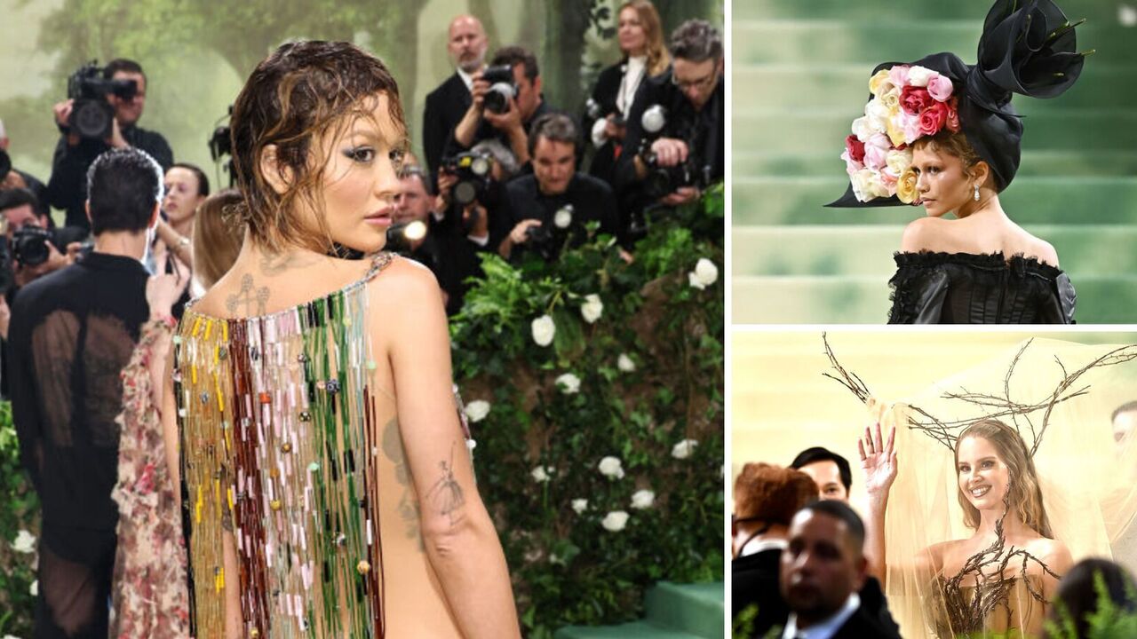 Lana Del Rey w gałęziach, półnaga Rita Ora i Kim Kardashian, której talia zachwyciła wszystkich. Najlepsze stylizacje na Met Gala 2024