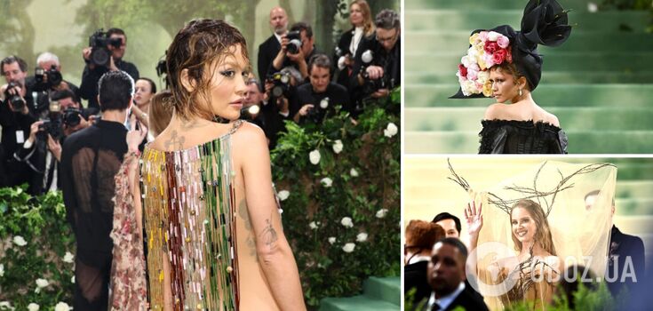 Lana Del Rey in branches, half-naked Rita Ora and Kim Kardashian, whose waist impressed everyone. The best looks at the Met Gala 2024