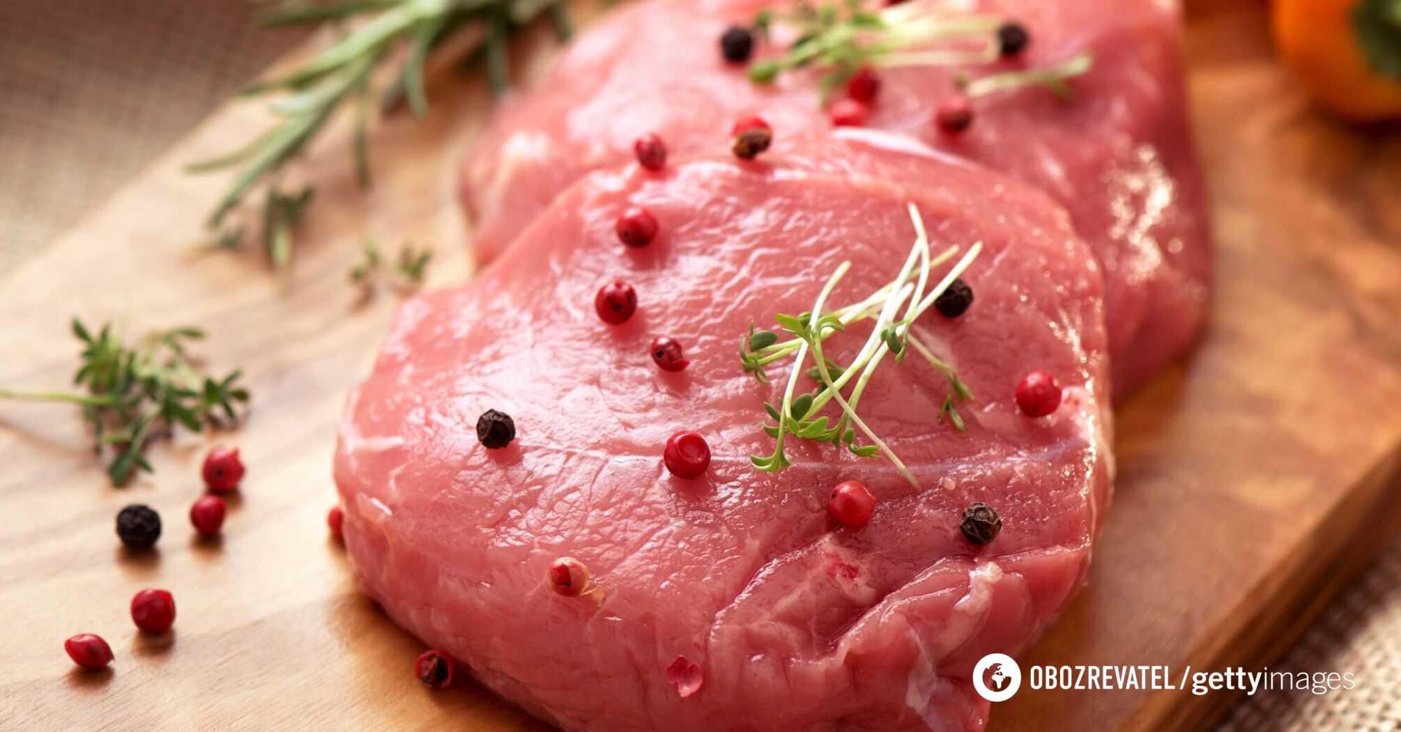 Meat for chops