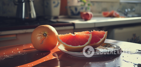 How to clean a dirty stove with just one grapefruit: a useful life hack