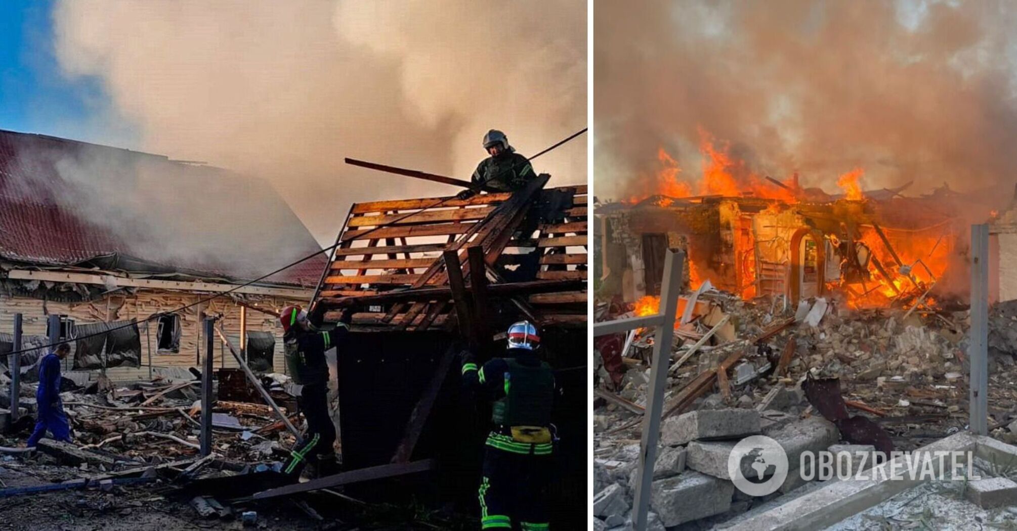 Consequences of Russian shelling