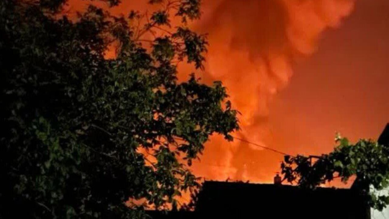 Russia has complained that UAVs attacked an oil depot in the Krasnodar Krai. Photos and video