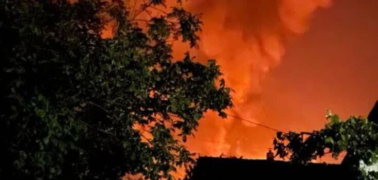 Russia has complained that UAVs attacked an oil depot in the Krasnodar Krai. Photos and video