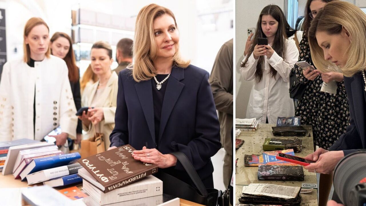 Zelenska w Book Arsenal po raz pierwszy od dłuższego czasu pojawiła się z torebką w eleganckim wyglądzie: jakie akcesoria nosi pierwsza dama