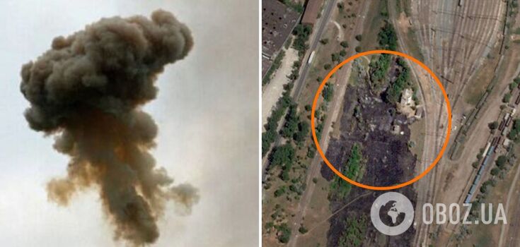 Ukrainian Armed Forces destroy Russian military facility near Dzhankoy: satellite photos