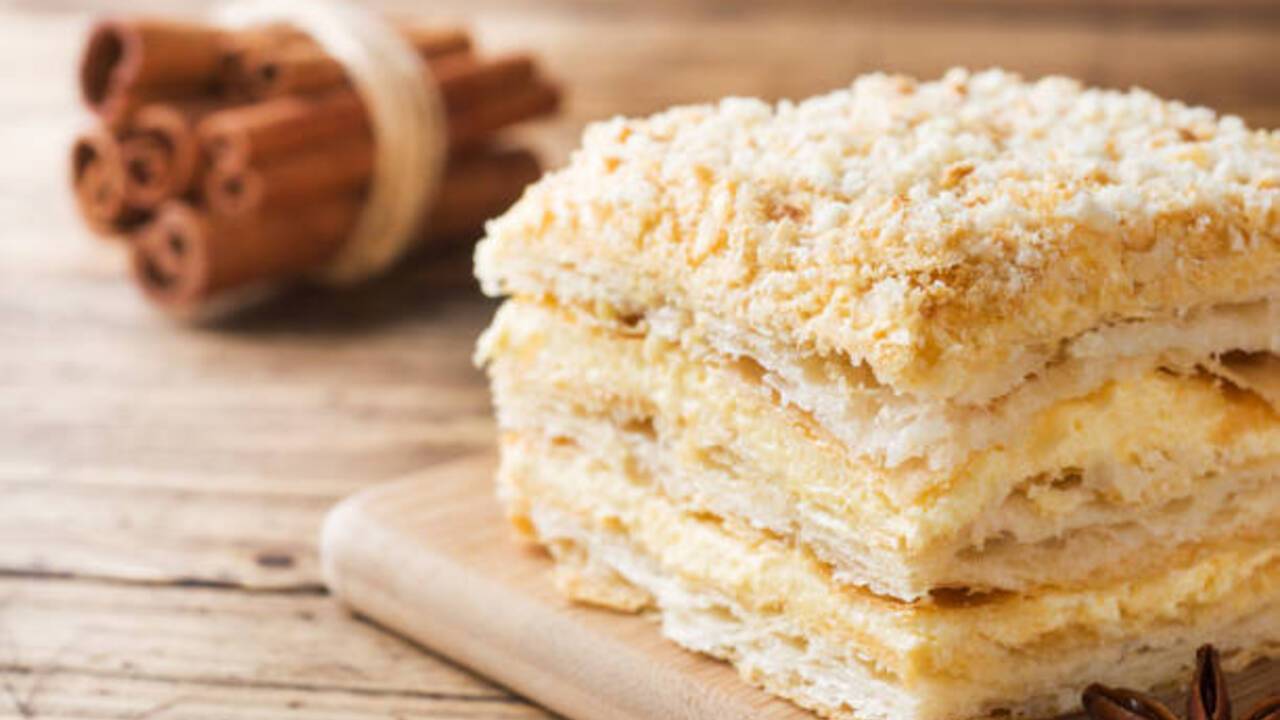 Recipe for lazy Napoleon Cake