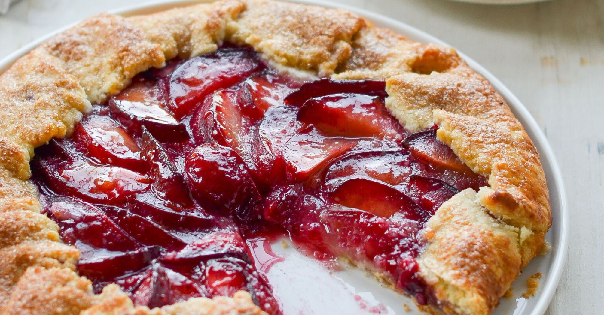 Budget plum galette: the idea was shared by Liza Hlinska
