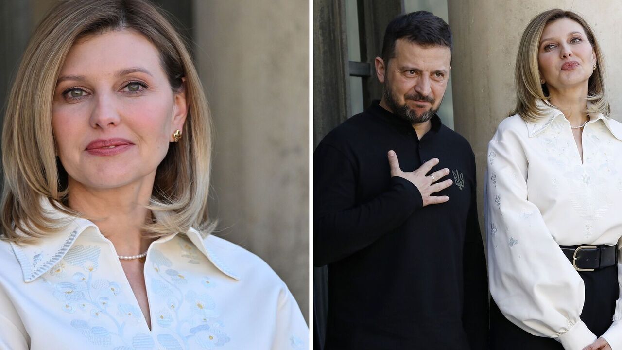 Olena Zelenska wore an exclusive embroidered shirt with a trident to a meeting with Brigitte Macron: what is its secret? Photo