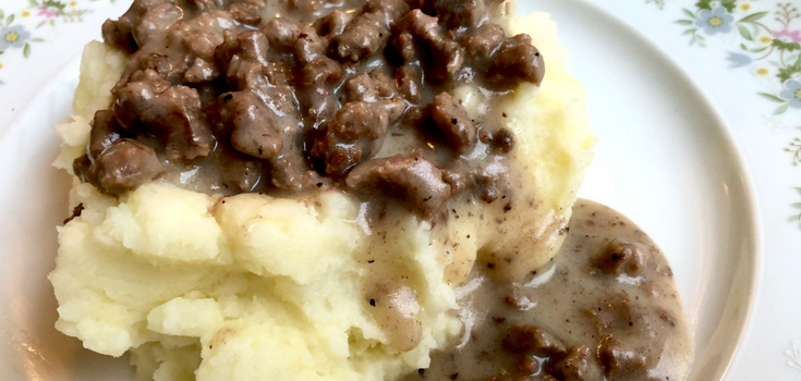 All-purpose gravy for potatoes, buckwheat, pasta and dumplings: a simple recipe