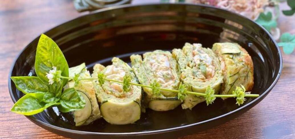 Zucchini roll recipe