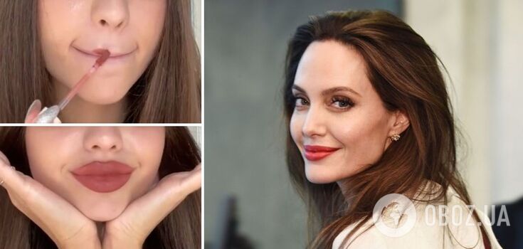 Lips like Jolie's: a life hack on how to quickly add volume to your lips went viral on TikTok