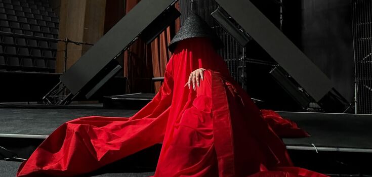 Klavdia Petrivna intrigued with a new image with a hint of her small homeland. Photo