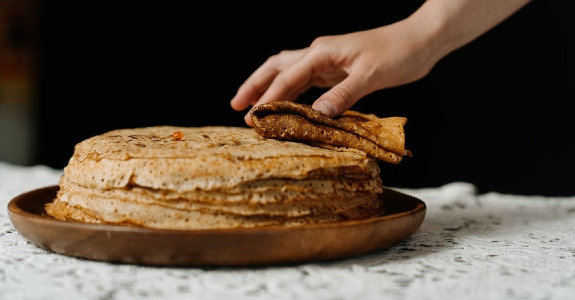 Recipe for pancakes with meat