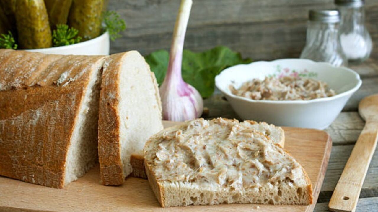 Basic lard spread: cooks in 5 minutes