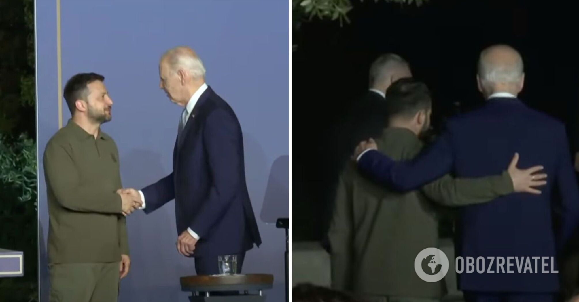 Zełenski i Biden