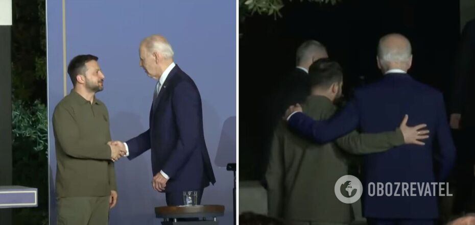 Zełenski i Biden