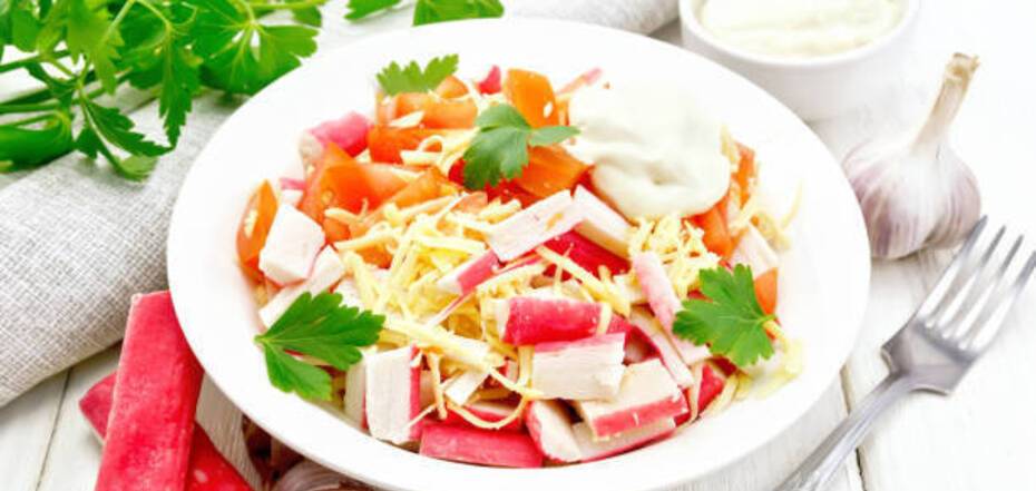 Crab stick salad recipe