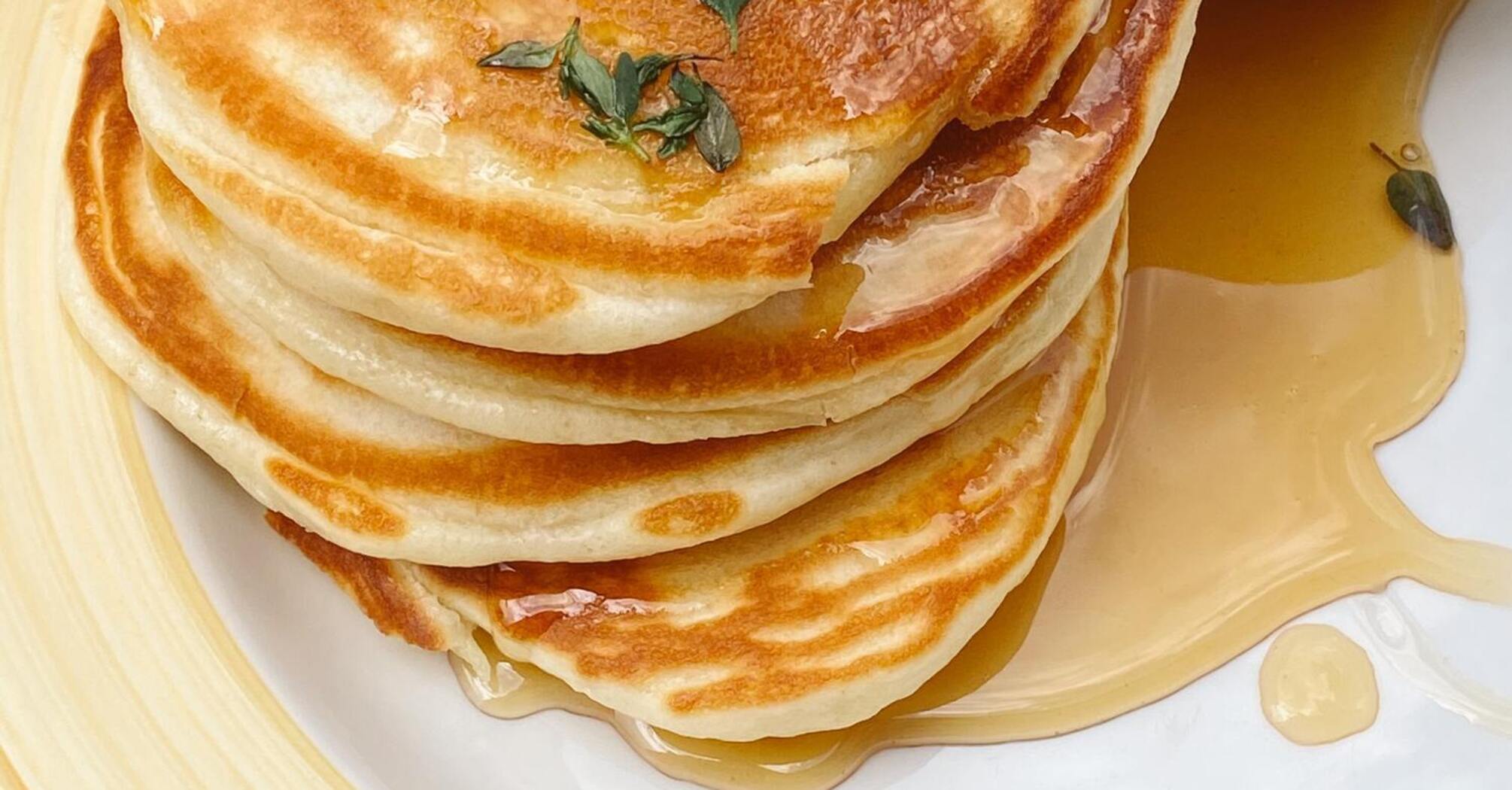 Homemade pancakes