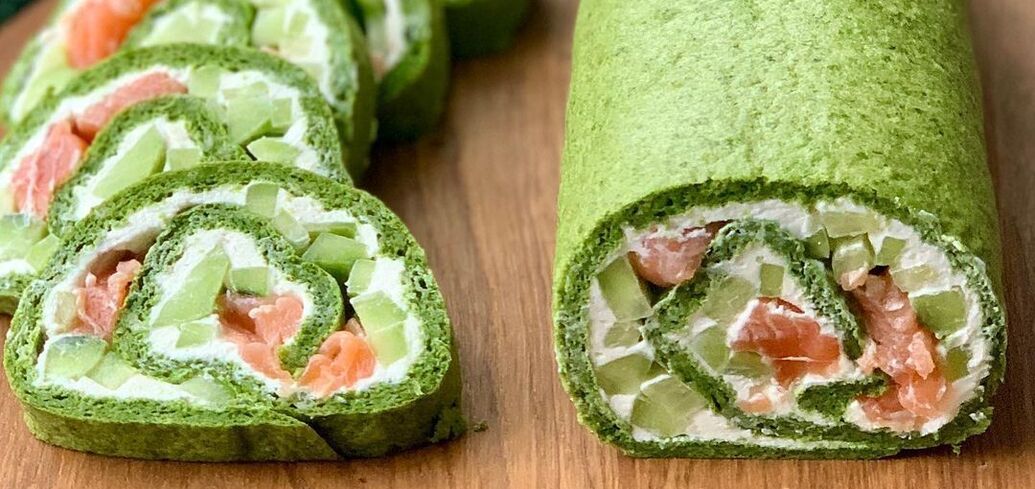 Spinach roll recipe