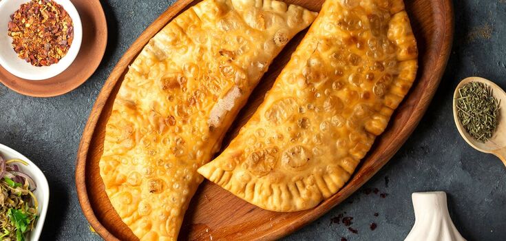 Pita bread chebureks: the perfect recipe for those who don't want to work with dough