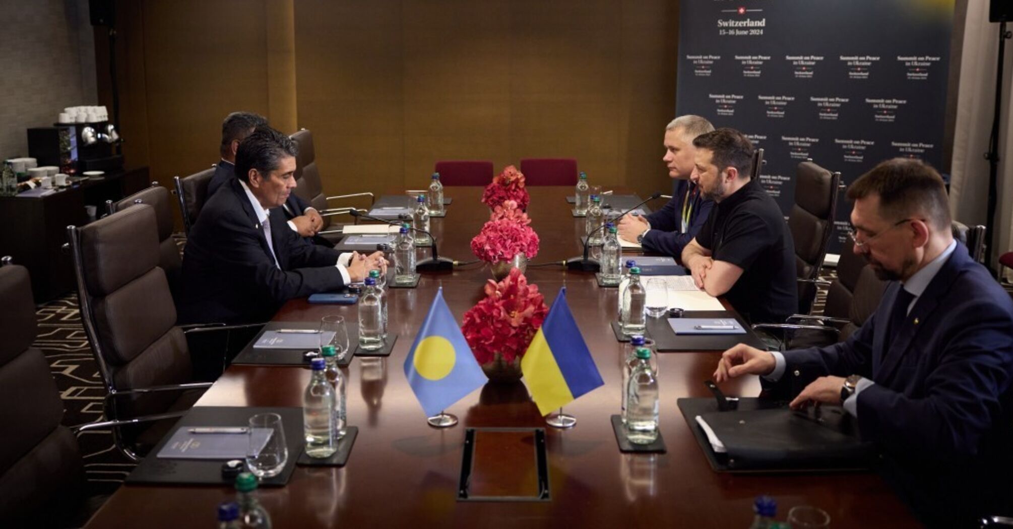 Zelensky in Switzerland held the first meeting in the history of Ukraine with the President of Palau: what was discussed
