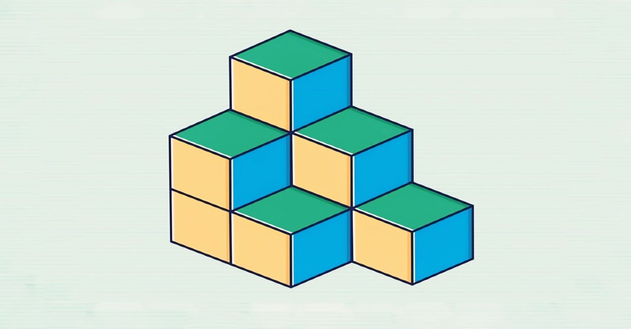 How many cubes are in this picture: only the smartest ones will name the exact number in 9 seconds