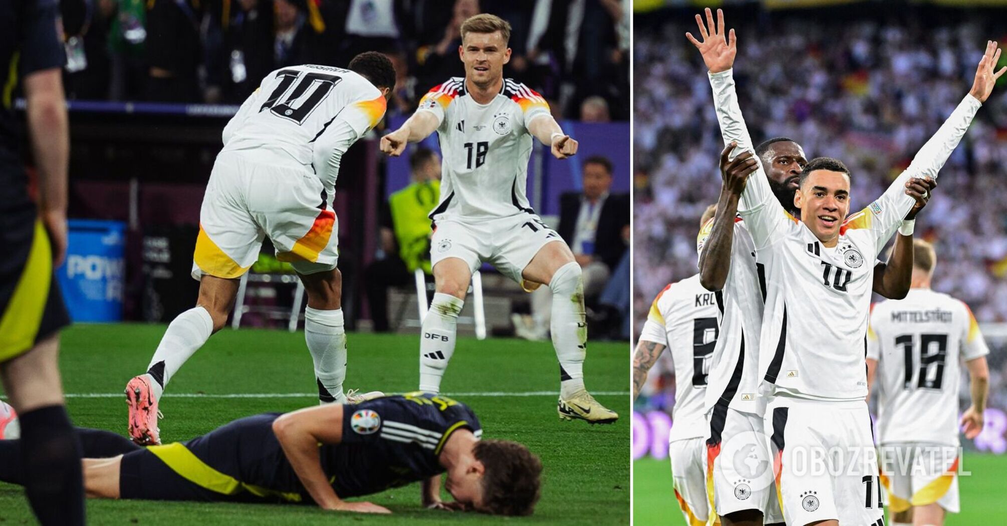 A complete rout and a complete defeat: Germany knocks out Scotland in the first match of Euro 2024