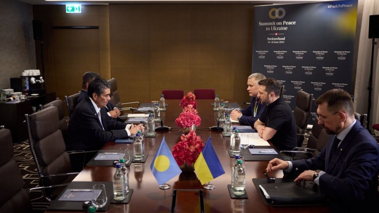 Zelensky in Switzerland held the first meeting in the history of Ukraine with the President of Palau: what was discussed