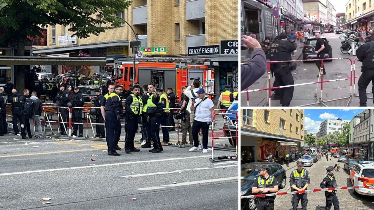 In Germany, police opened fire on a man armed with an axe during a Euro 2024 fan march. The moment was caught on video