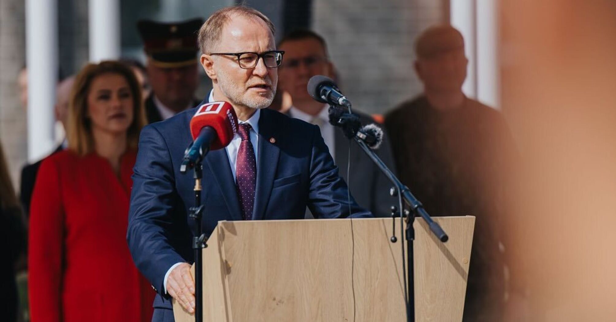 Minister obrony Łotwy Andris Spruds