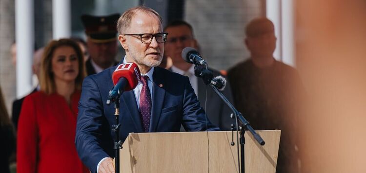 Minister obrony Łotwy Andris Spruds