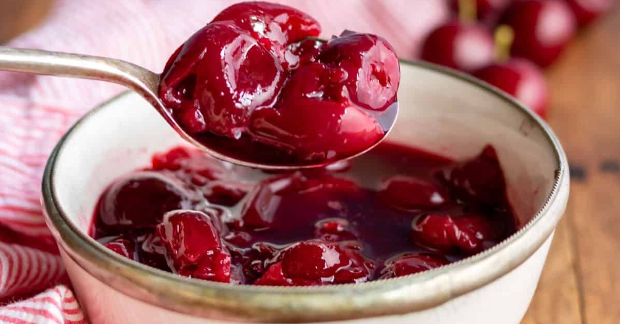 Basic cherry compote for the winter: you need only 3 ingredients