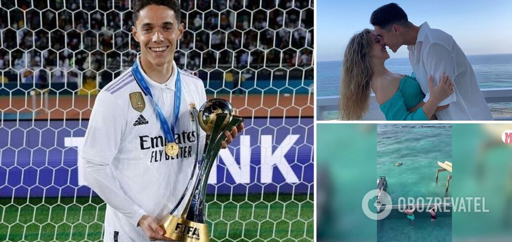 The titled footballer rescued a drowning couple in the Maldives after hearing screams while he was vacationing with his girlfriend. The moment was caught on video