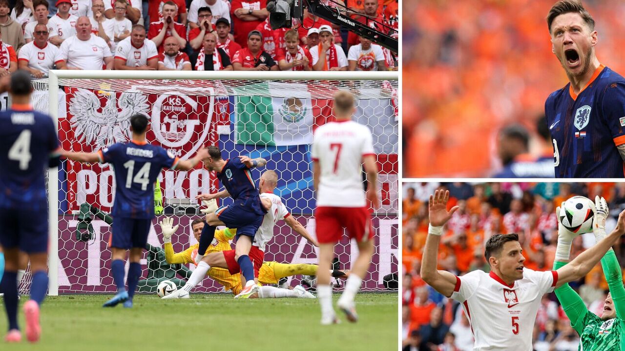 Euro 2024. Polska prowadziła, ale w ostatnich minutach przegrała z Holandią. Wideo