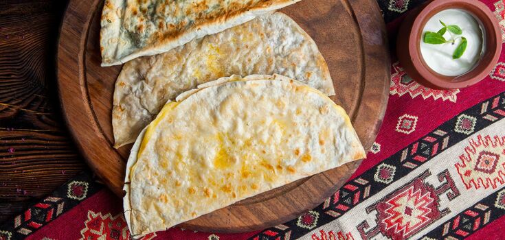 Lazy chebureks for which you don't need to knead the dough: you need pita bread