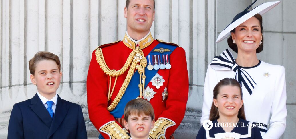 A copy of her father. The network compared Princess Charlotte to young Prince William