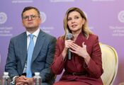 Ołena Zełenska wybrała nieoczekiwany kolor na oficjalne spotkanie i całkowicie porzuciła biżuterię