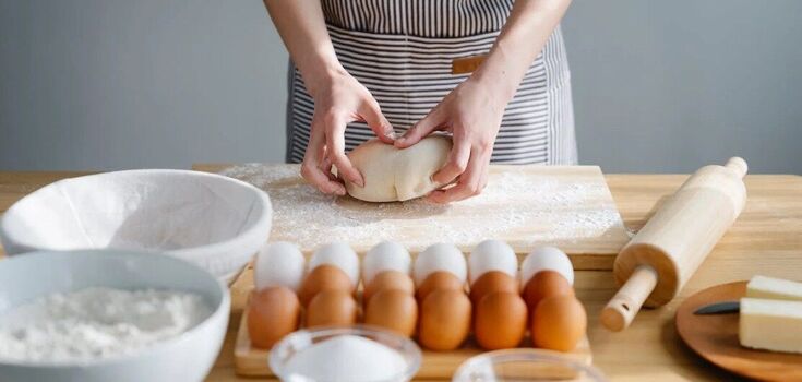 Yeast dough that can be frozen: perfect for puffy buns and pies