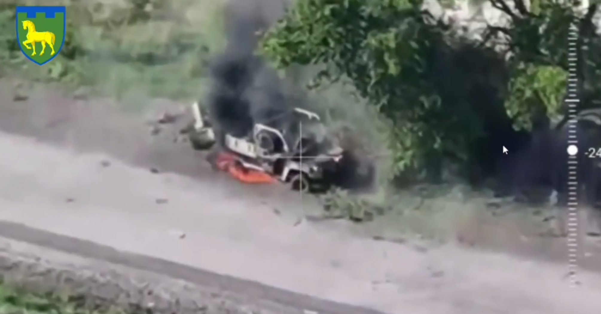 'Brilliant work': Ukrainian soldiers turn an enemy buggy into scrap metal. Video